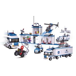 Construção  Police - Camião Polícia (Idade Mínima: 6 - 684 Peças)
