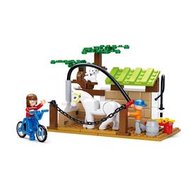 Construção  Town - Casa do Cavalo (Idade Mínima: 6 - 110 Peças)