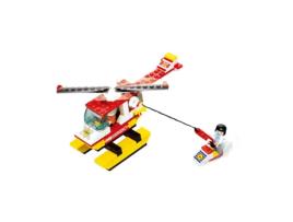 Construção SLUBAN Town - Helicóptero de Bombeiros (Idade Mínima: 6 - 107 Peças)