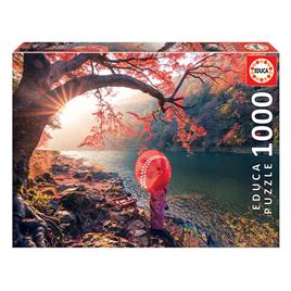 Puzzle  Amanhecer no Rio Katsura Japão (1000 Peças)