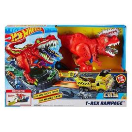 Pista Lançadora T-Rex Rampage Hot Wheels