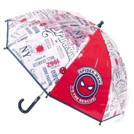 Chapéu Chuva Transparente Spiderman Rescue 45cm