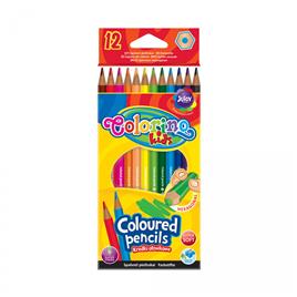Lápis Cor Hexagonal 12 Cores Colorino