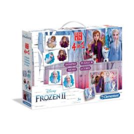 Conjunto de 4 Jogos Edukit Frozen 2 BG Games