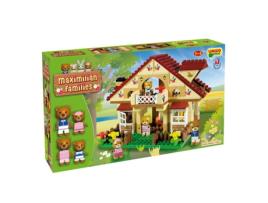 Blocos de Encaixe  Chalet Ursinhos (Idade Mínima: 2 - 155 Peças)