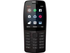 Telemóvel NOKIA 210 (2.4'' - 2G - Preto)