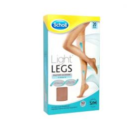 Scholl Light Legs Collant Compressão 20Den L Pele