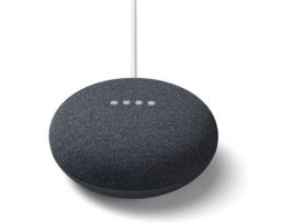 Assistente Virtual GOOGLE Nest Mini Carbón (Google Assistant - Preto)