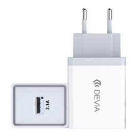 Transformador Smart Series  5V 2.1A 1 Usb - Branco