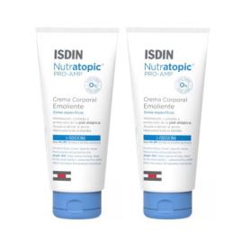 Isdin Nutratopic Pro-AMP Creme Corporal Emoliente Pele Atópica 2x200ml