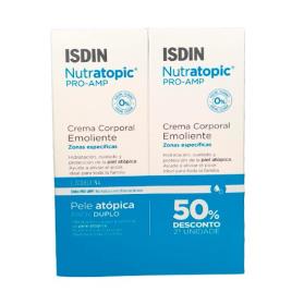 Isdin Nutratopic Pro-AMP Duo Creme Emoliente 2 x200ml Com Desconto De 50% Na 2ª Unidade
