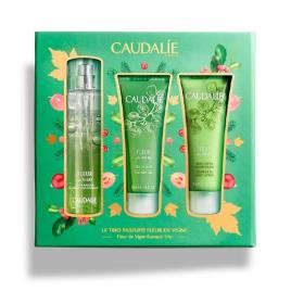 Caudalie Fleur De Vigne Coffret Água Toilette 50ml + Gel De Duche 50ml + Loção De Corporal Nutritiva 50ml