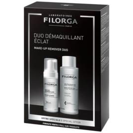 FILORGA DUO DEMAQUILLANT ECLAT MOUSSE DESMAQUILHADORA 150 ML + SOLUCAO MICELAR 400 ML EDICAO ESPECIAL