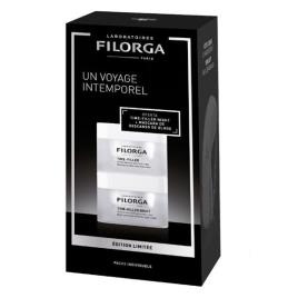 FILORGA TIME VIAGEM INTEMPORAL TIME-FILLER CREME ABSOLUTO 50 ML COM OFERTA DE TIME-FILLER NIGHT CREME DE NOITE 50 ML
