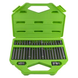 CAIXA FERRAMENTAS DE 42 PUNTAS - PARA PARAFUSOS TORX, UMBRAKO E 12 FACES (INIVOLÁVEL) 50985