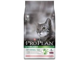 Ração para Gatos PURINA Pro Plan (3Kg - Seca - Castrados - Sabor: Salmão e Arroz)