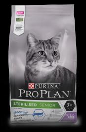Ração para Gatos  Pro Plan (1.5Kg - Seca - Sénior - Castrados - Sabor: Perú e Arroz)