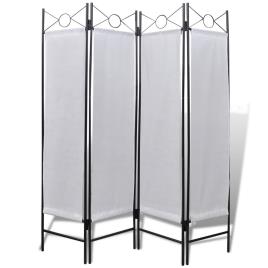 Divisores Decorativos de Quarto 160 X 180 Cm, Tela Dobrável Branca