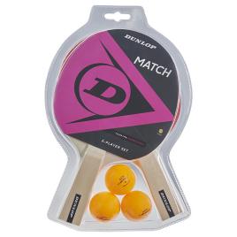 Set 2 Raquetes + 3 Bolas Ping Pong - Vermelho -  | SPORT ZONE
