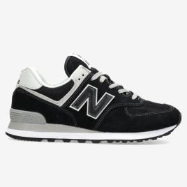 New Balance ML574 - Preto- Sapatilhas Retro Running Homem