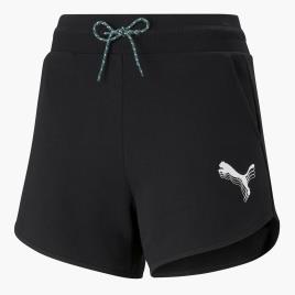 Calções Puma Rebel - Preto - Calções Mulher