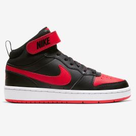 Nike Court Borough Mid 2 - Preto - Sapatilhas Rapaz