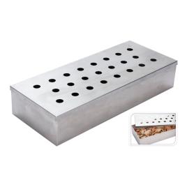 FUMEIRO PORTÁTIL DE INOX 24 X 10 X 45CM