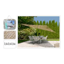 TOLDO POLIESTER CAMUFLAGEM TRIANGULAR 360CM DE LADO