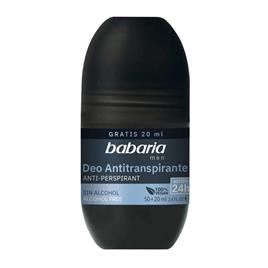 Desodorizante Babaria Men Roll-on S/Alcool Anti-transpirante