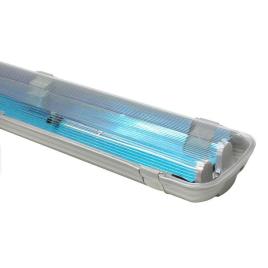 Armadura hermético para 2 tubos led t8 de 60cm