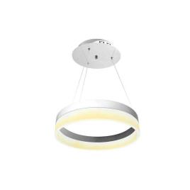 Luminária suspensa ring 28w ø40cm branco frio