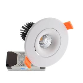 Downlight led luxon cree 12w regulável driver philips branco frio