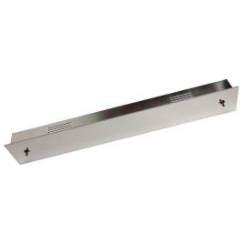 Florão rectangular aço inox 500