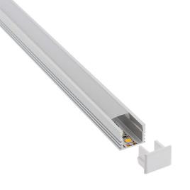 Kit - perfil cambel para fitas led 1 metro