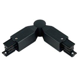 União articulada carril trifásico preto