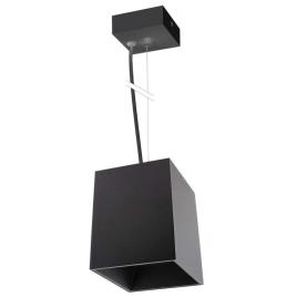Candeeiro de teto preto prolux suspend housing square 110
