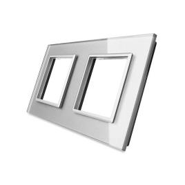 Frontal vidro cinzento 2x oco