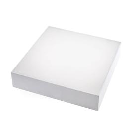 Plafon led slim marak backlight 24w branco quente
