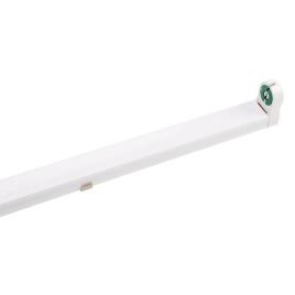 Suporte para tubo led t8 de 60 cm. conexão de um ou dois lados