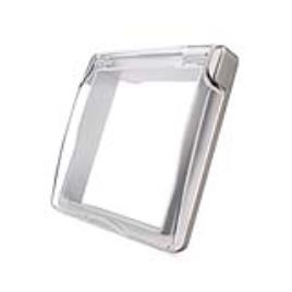 Coberta impermeavel cinzenta para tomada