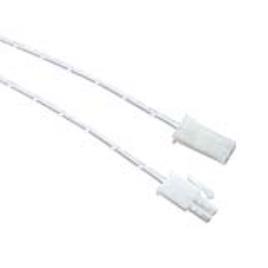 Conector amp macho-fêmea 2 pin com cabo 15cm