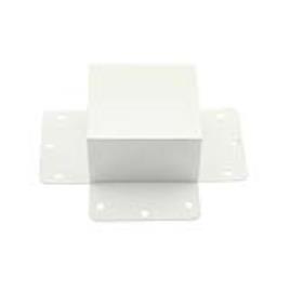 União quadrada 90º branco para luminária linear mod