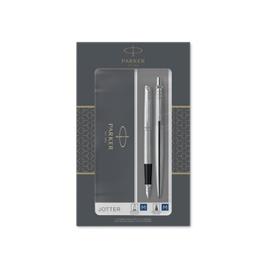 Conjunto Parker Esferográfica Jotter Aço CT+ Caneta