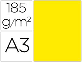 Cartolina Guarro A3 Amarelo Fluorescente 185 Gr (50 Folhas)