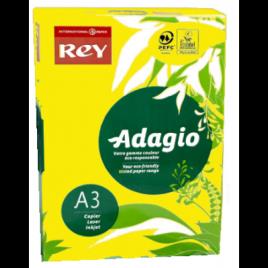 Papel Cópia Cor 80gr A3  Amarelo Intenso (66) 500 Folhas