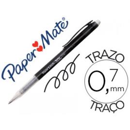 Esferográfica Replay Tinta Apagável Por Frixion Paper Mate Premium Preta