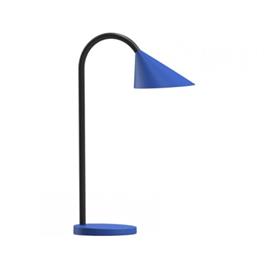 Candeeiro de Escritório Led 4W Braço Flexível ABS Metal Azul