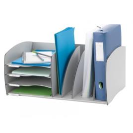 Organizador de Armário com 16 Compartimentos Cinza PaperFlow