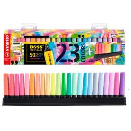 Marcador Fluorescente Stabilo Boss 70 Deskset 23 Cores Sortidas