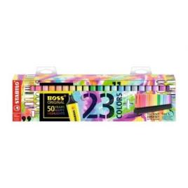 Marcadores Fluorescentes Stabilo Boss Original 23 Unidades